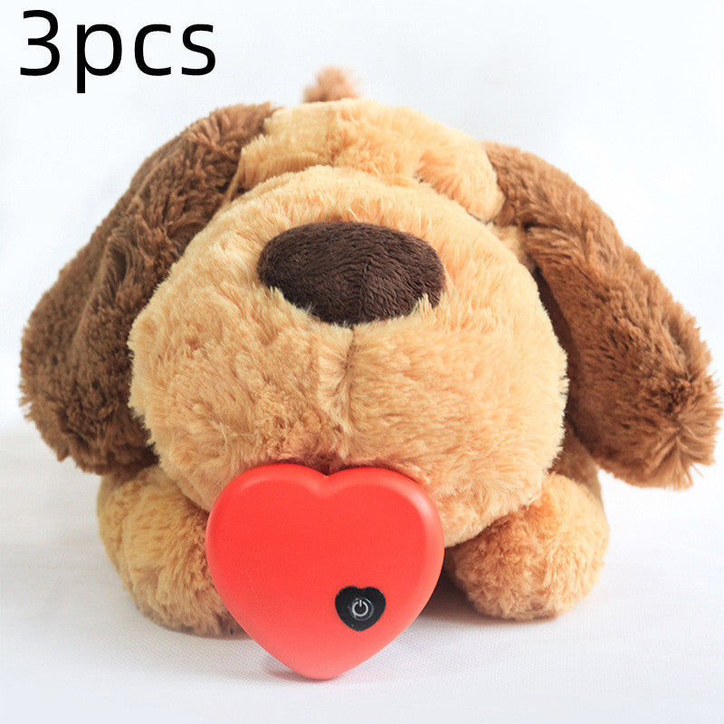 Heartbeat Plush Dog Toy