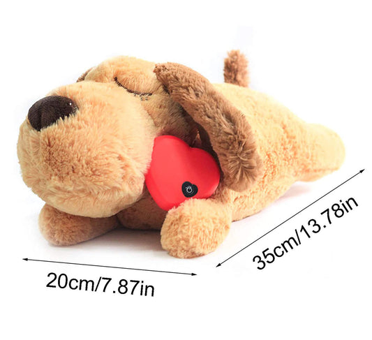 Heartbeat Plush Dog Toy
